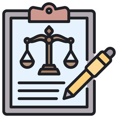 Poster - Drafting Lineal Color Icon