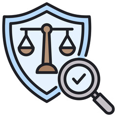 Poster - Compliance Checks Lineal Color Icon