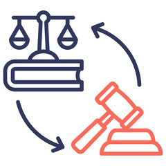 Poster - Precedent Dual Tone Icon
