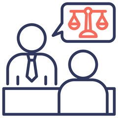 Poster - Counsel Dual Tone Icon