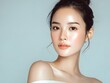 © Elsyelinaa Vector - Beautiful Asian woman with glowing skin