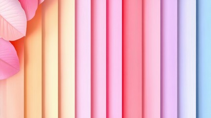 Poster - Delicate pastel gradient with soft texture patterns, ideal for feminine designs and backgrounds