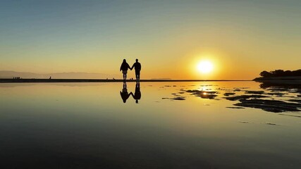 Wall Mural - 父母ヶ浜夕景映像