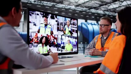Poster - People Meeting In Video Call
