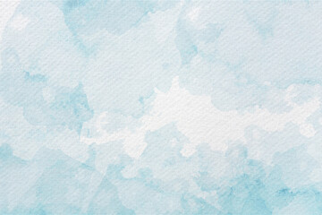 Wall Mural - Soft Watercolor Blue Abstract Background
