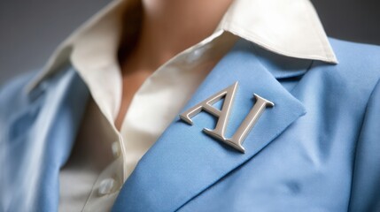 Poster - Ai advisor icon concept illustrating executive intelligence assistance for strategic business decision-making excellence