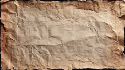 Aufkleber - Antique newspaper texture with grunge details, faded and weathered with torn edges and worn creases, creating an old, nostalgic feel for backgrounds