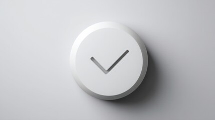 Poster - Decision integrity monitor icon concept representing consistent strategic management in business operations