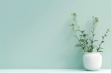 Poster - Green leaves on a beige textured background with shadows. Background image of vibrant color with green leaves. Photography for nature and minimalistic design. Nature environment photography. AIG51.