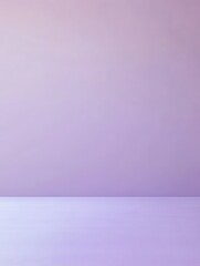 Poster - Minimalist studio shot of light purple wall and floor backdrop for product photography and graphic design projects simple and clean aesthetic