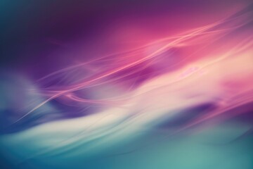 Poster - soft blurred pink and blue bokeh light background. abstract image of pink and blue with light and wa
