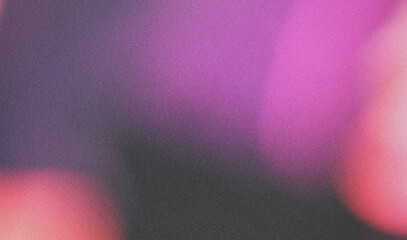 Poster - Grainy gradient background red purple gray black abstract glowing neon color wave black backdrop, noise texture banner poster header design, banner