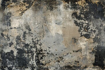 Poster - Textured Abstract: Contrasting dark and light hues create depth and visual interest