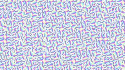 Poster - Trendy holographic pattern background with gently moving swirling organic shapes in pastel colors. This abstract motion background animation is 4k