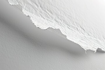 Poster - Abstract white wall with peeling textured material creating a modern aesthetic