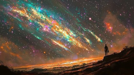 Wall Mural - Captivating View of the Milky Way Galaxy
