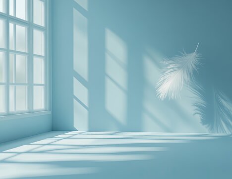 Light-filled, minimalist room