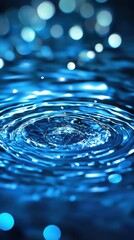 Poster - Background shows blur flicker light, ripple shimmer