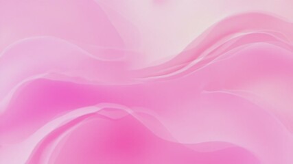 Wall Mural - An abstract, soft, and flowing artistic design, featuring waves of delicate pink hues and an ethereal, dreamy atmosphere.