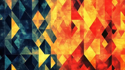 Poster - abstract colorful background. abstract geometric background. abstract background with triangles