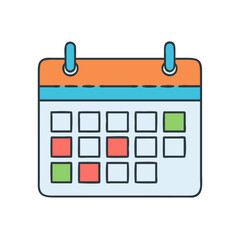Poster - Calendar schedule appointment reminder date event agenda planner organization pencil planning mark