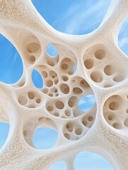 Poster - Captivating Fractal Design Scene with Unique Organic Structures