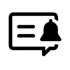 Aufkleber - New message notification icon, isolated on white, for app design