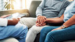 © FrameFlex/peopleimages.com - Hands, tablet and healthcare with old couple, nurse and support with medical professional. Discussion, insurance or life cover with mature man, woman and meeting for consultation and communication