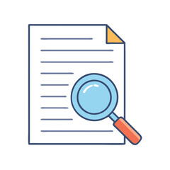 Poster - Document check mark icon file complete task done agreement report approved sign symbol business