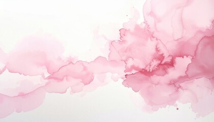 Poster - Dynamic pink watercolor abstract background visual art creative environment soft textures artistic concept