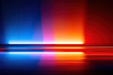 Aufkleber - abstract vibrant neon light display