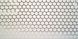 © Saff - Abstract hexagonal grid pattern,  white hexagons with dark lines, creating a geometric texture