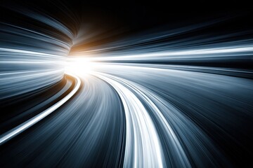 Poster - abstract tunnel of light (2)