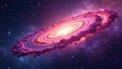 Wall Mural - Stunning vibrant nebula galaxy swirling with cosmic dust and gas Perfect for science, space, and astronomy projects , galactic, stellar nursery, astronomy