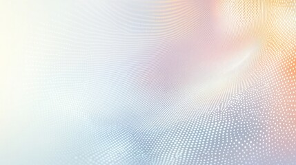 Poster - Abstract pastel wave background with subtle dotted texture.