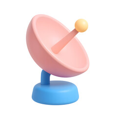 Poster - Innovative 3D icon representing business and technology concepts with a transparent background ideal for digital design elements and creative projects