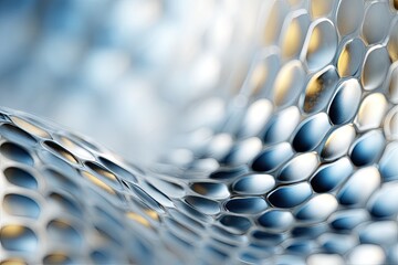 Poster - abstract metallic surface with intricate patterned texture