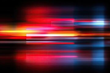 Poster - abstract vibrant light streaks (1)
