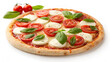 © Graphic Fizz - Delicious Margherita Pizza with Fresh Tomatoes and Basil