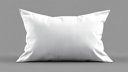 Realistic pillow mockup isolated on transparent background for interior or home decor display