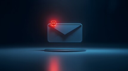 Poster - A Digital Illustration Showing How Email Phishing Scams Work Cyber Security Illustration Concept Warning and Precautions to Take Digital Safety