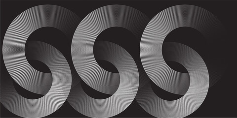 Poster - abstract particle technology background design. abstract wave moving point flow particles, high tech