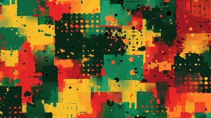 Poster - Abstract digital shape or line and technological cyber style particle design connect in surreal electronic shape designing. High tech scenery express mysterious pattern perfect for wallpaper. AIG61.