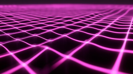 Poster - Abstract geometric grid pattern