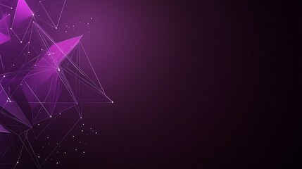 Poster - Abstract geometric pattern, purple tones