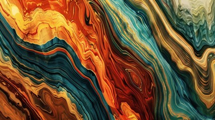 Poster - swirling colors mimicking rock layers. stock photo --ar 16:9 --raw --v 6 job id: 9a2866a6-bcf0-4fba-