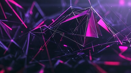 Poster - Abstract geometric shapes in vibrant color