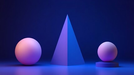 Poster - Abstract geometric shapes in vibrant colors (15)