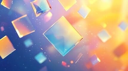 Poster - Abstract geometric shapes in vibrant colors (22)