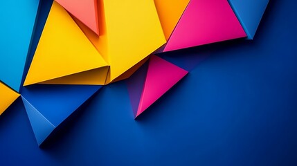 Poster - Abstract geometric shapes in vibrant colors (34)